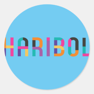  Haribol Nitai Gaur           Classic Round Sticker