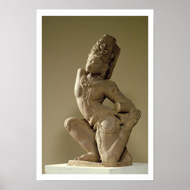 Harihara dancing in the alidha pose, Prathara dyna Poster (Front)