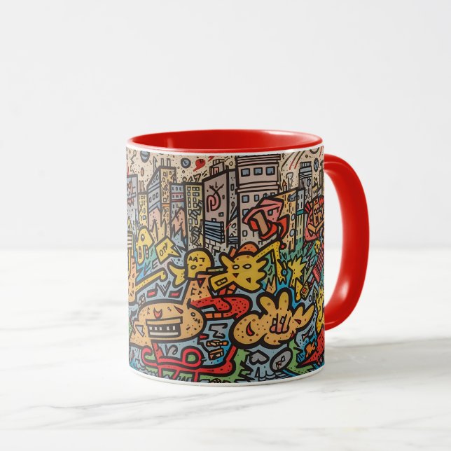 Haring City Tribute Mug (Front Right)