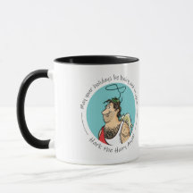 Hark the Hairy Angel Mug