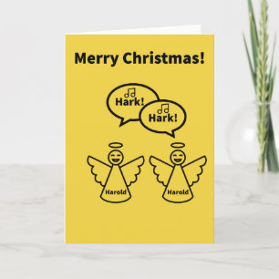 "Hark" the Harold Angels Sing - Christmas Card