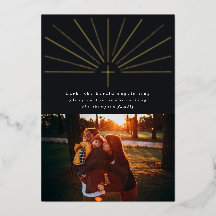 Hark The Herald Angels Foil Holiday Photo Card