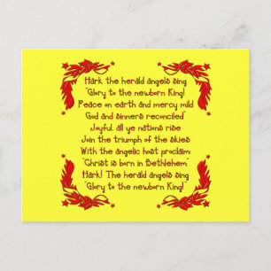 Hark the herald Angels sing... Postcard