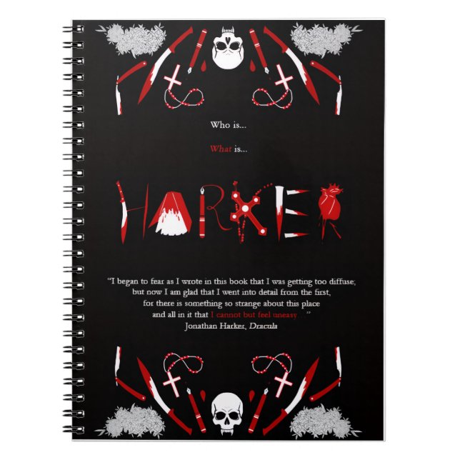 Harker - Jonathan Notebook (Front)