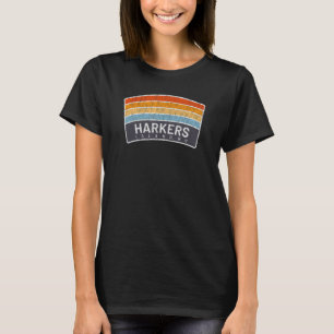Harkers Island, NC Vacationing Sunrise Curve T-Shirt