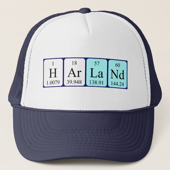 Harland periodic table name hat (Front)