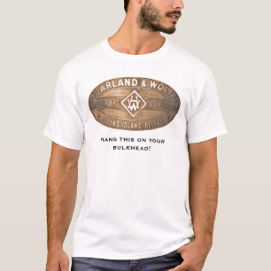 Harland & Wolff Builder's Plate T-shirt