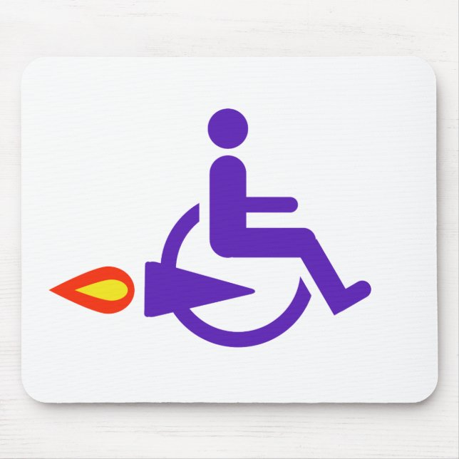 Harldy Handicapped Mouse Mat (Front)