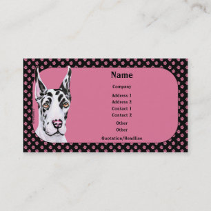 Harle Pup Great Dane Business Card