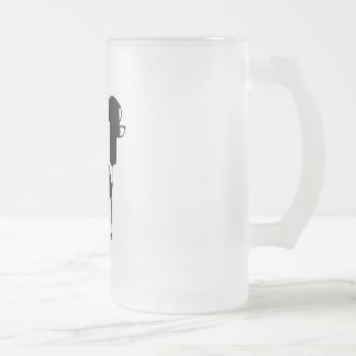 Harlekin Frosted Glass Beer Mug