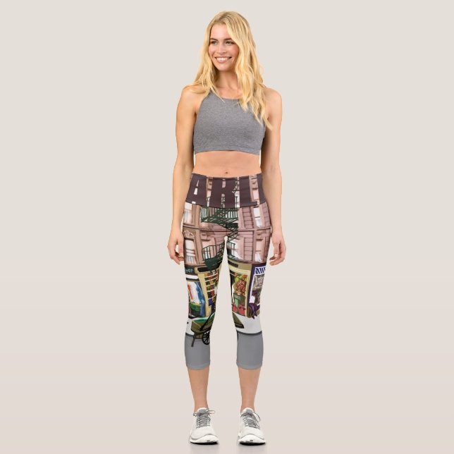 Harlem Biz Boom Capri Leggings (Front)