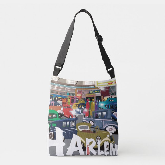 Harlem Cultural Conscious  Crossbody Bag (Front)