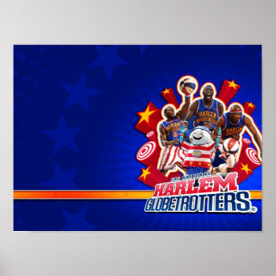 Harlem GlobeTrotter's Group Picture Poster