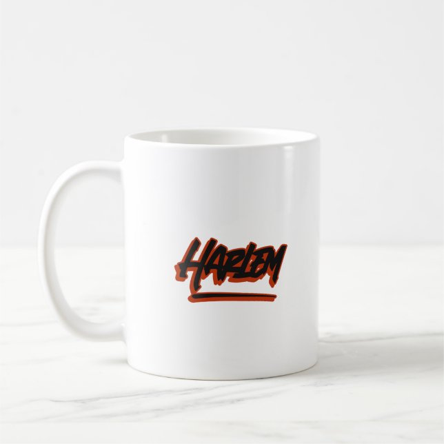 Harlem Graffiti Style  Coffee Mug (Left)