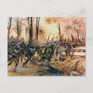 Harlem Hell Fighters Séchault H. Charles McBarron Postcard