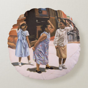Harlem Jig 2001 Round Cushion