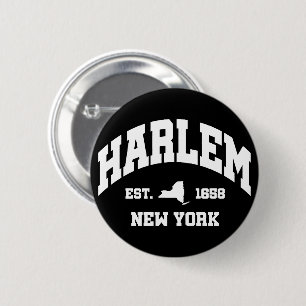 Harlem,New York 6 Cm Round Badge