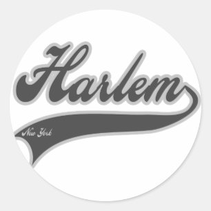 Harlem New York Classic Round Sticker