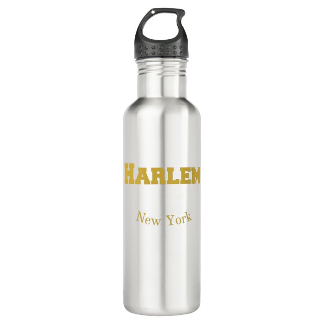 Harlem New York Gold 710 Ml Water Bottle (Front)