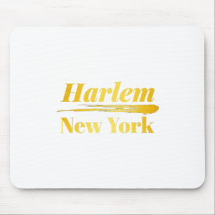 Harlem New York Gold Mouse Mat