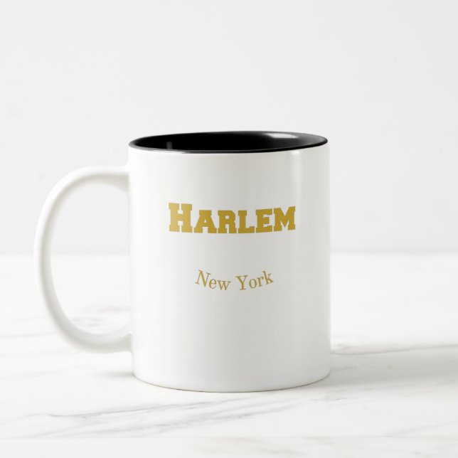 Harlem New York Gold   Mug (Left)
