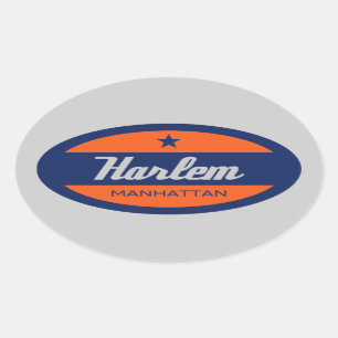 Harlem Oval Sticker