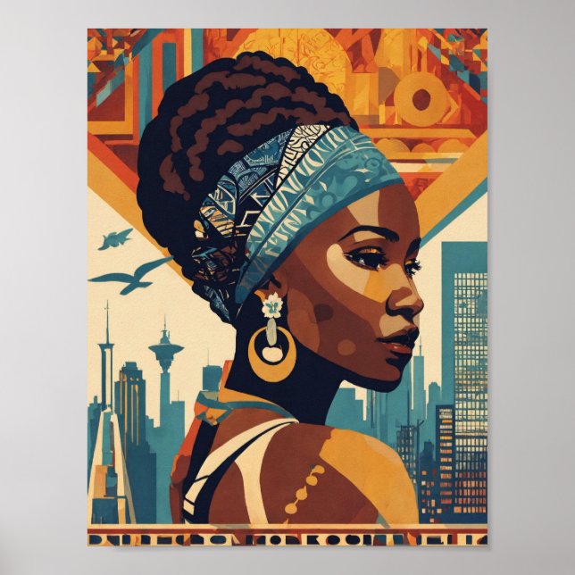 Harlem Renaissance Abstract Poster (Front)