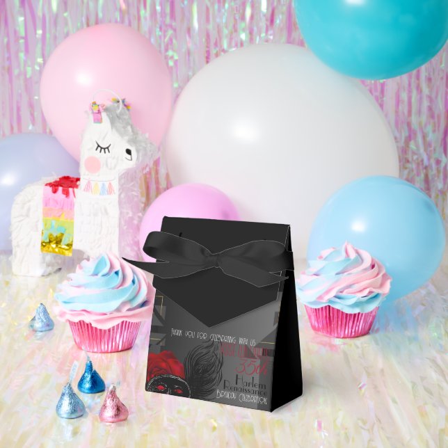 Harlem Renaissance Birthday Invitation Favour Box (Party)