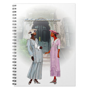 Harlem Renaissance Conversation – 1922 Watercolor  Notebook