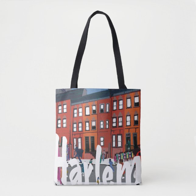 Harlem Renaissance Rhythm Tote Bag (Front)