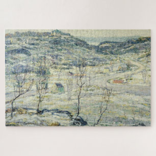 Harlem Valley in Winter (New York Scene) Jigsaw Puzzle