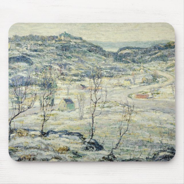 Harlem Valley in Winter (New York Scene) Mouse Mat (Front)