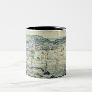Harlem Valley in Winter (New York Scene) Two-Tone Coffee Mug