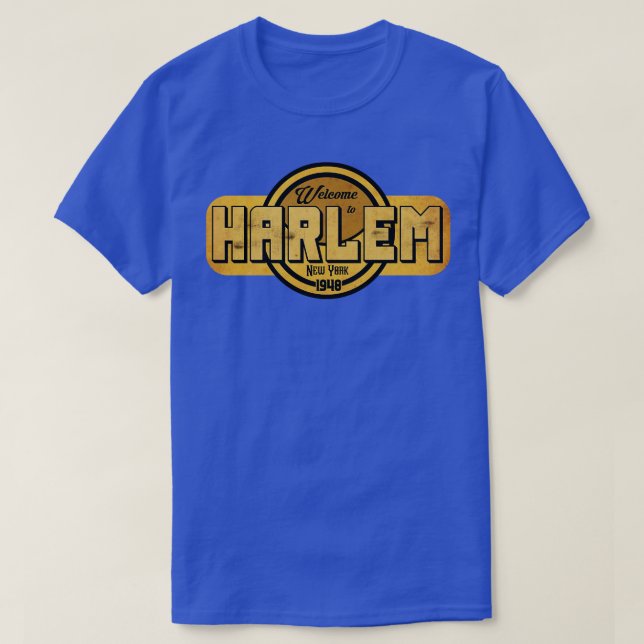 Harlem Vintage Label T-Shirt (Design Front)