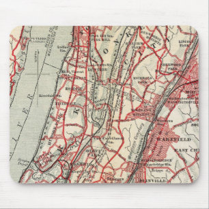 Harlem, Yonkers, Pelham Manor, New York Mouse Mat