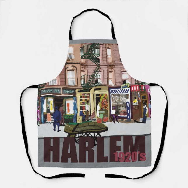 HarlemBizBoom Apron – Cook, Create, Celebrate (Front)