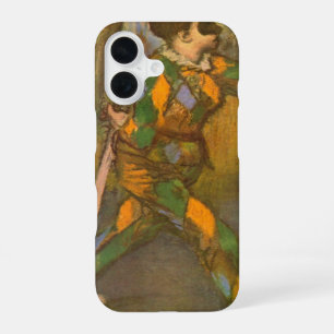 Harlequin and Columbine by Edgar Degas Vintage Art iPhone 16 Case