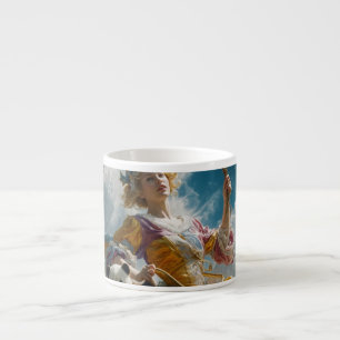 Harlequin and Little Panda: Between Dreams and Bal Espresso Cup