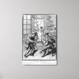 Harlequin and Scaramouche Canvas Print