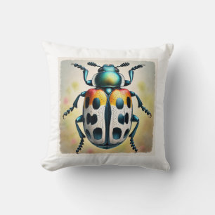 Harlequin Beetle 310724IREF203 - Watercolor Cushion