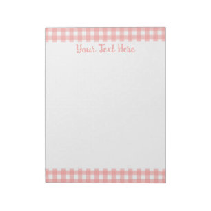 Harlequin Black and White Diamond Pattern Notepad