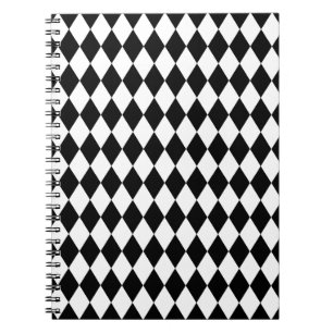 Harlequin Black and White Notebook
