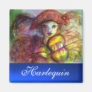 HARLEQUIN blue sapphire Magnet