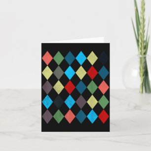 Harlequin Costume for Halloween Suit Gift Card