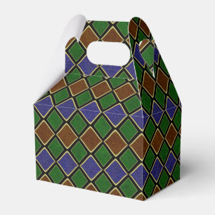 Harlequin Diamond Grid: Textured Harmony Favour Box