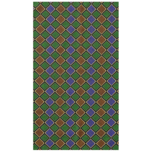 Harlequin Diamond Grid: Textured Harmony Tablecloth