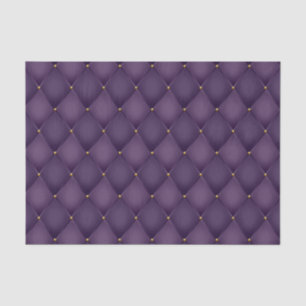 Harlequin Diamond Purple Decoupage Tissue Paper