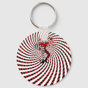 Harlequin Dizzy Keychain