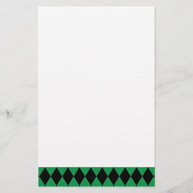 Harlequin Green and Black (Front)