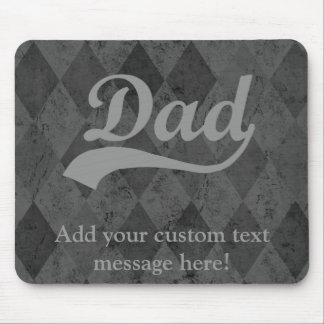 Harlequin Grey Shades Dad Mouse Mat